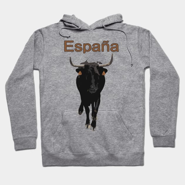 Espana, Spain, bull Hoodie by hottehue